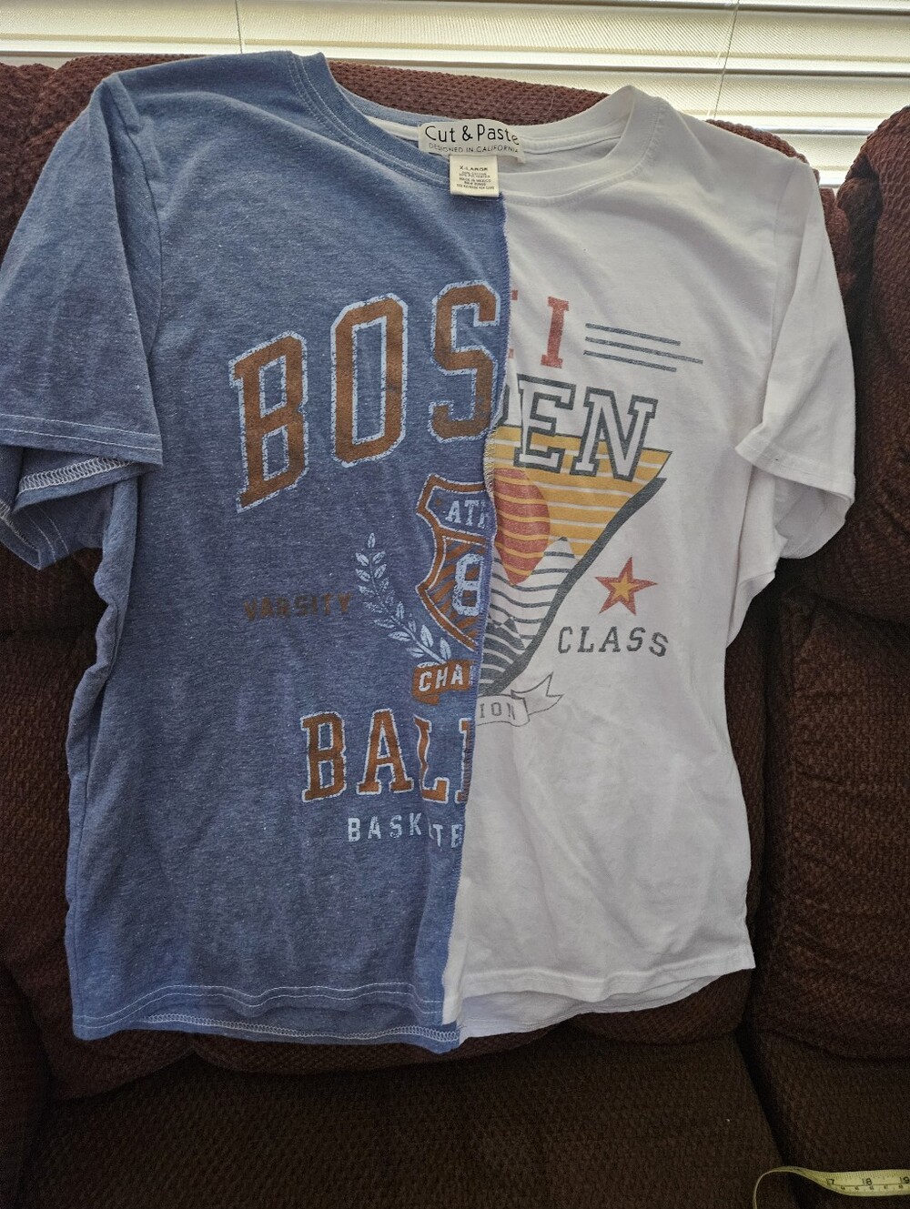 Women's Spliced College Tee Size XL